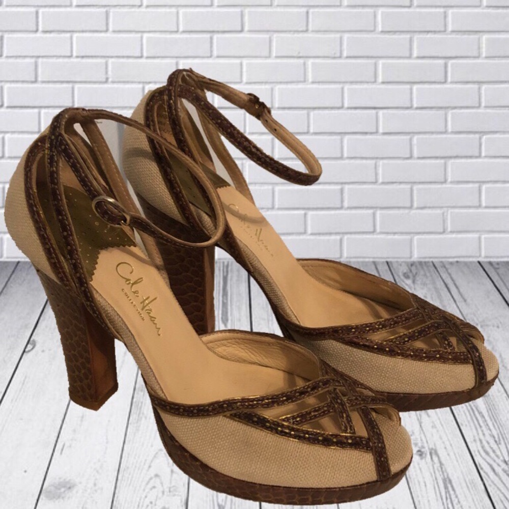Cole Haan Camilla Nike Air Peep Toe Pumps
